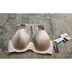 NEW Paramour Pink Carolina Racerback Contour T-Shirt Bra Sz 38DD